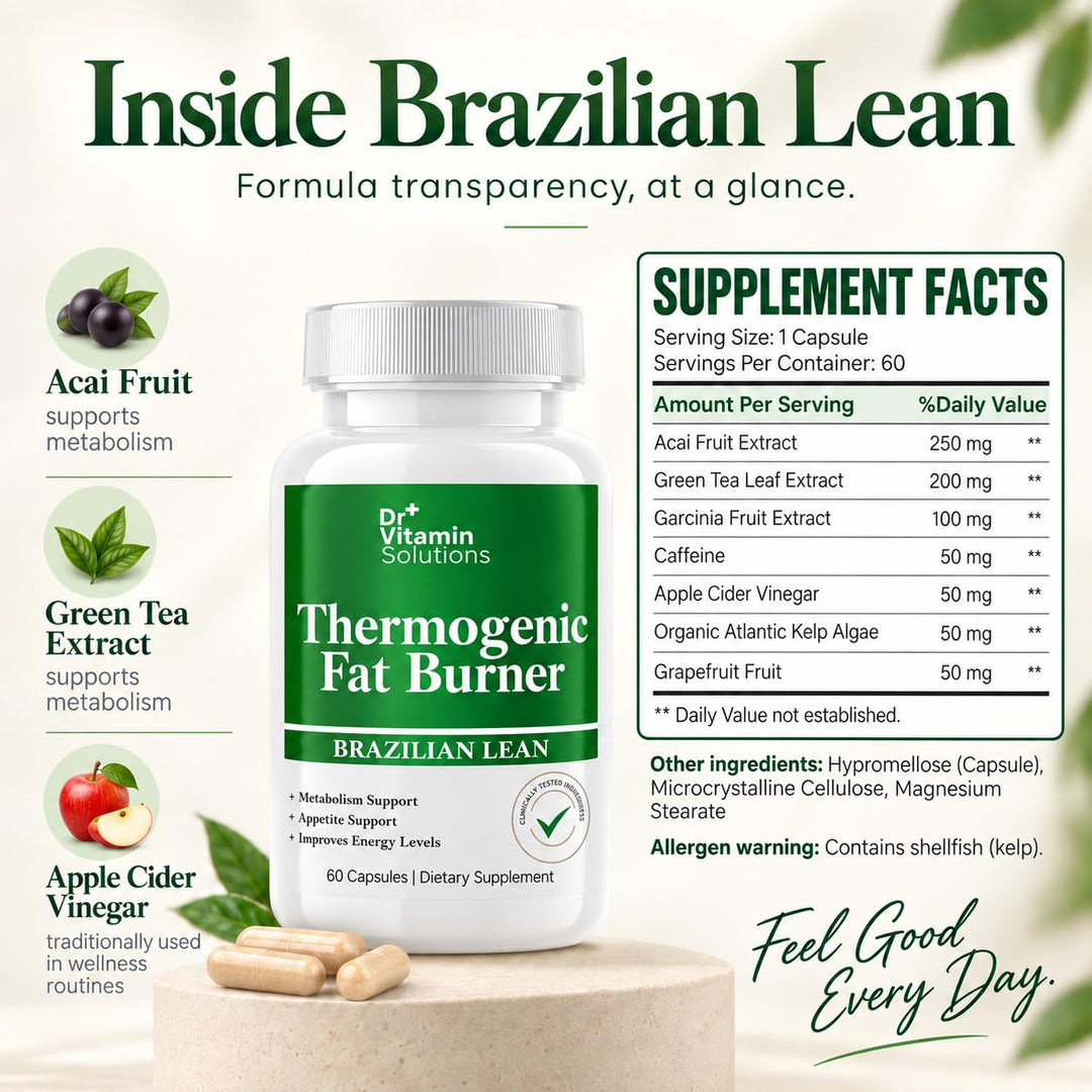 DR Vitamin Solutions Thermogenic Fat Burner, 60 Count