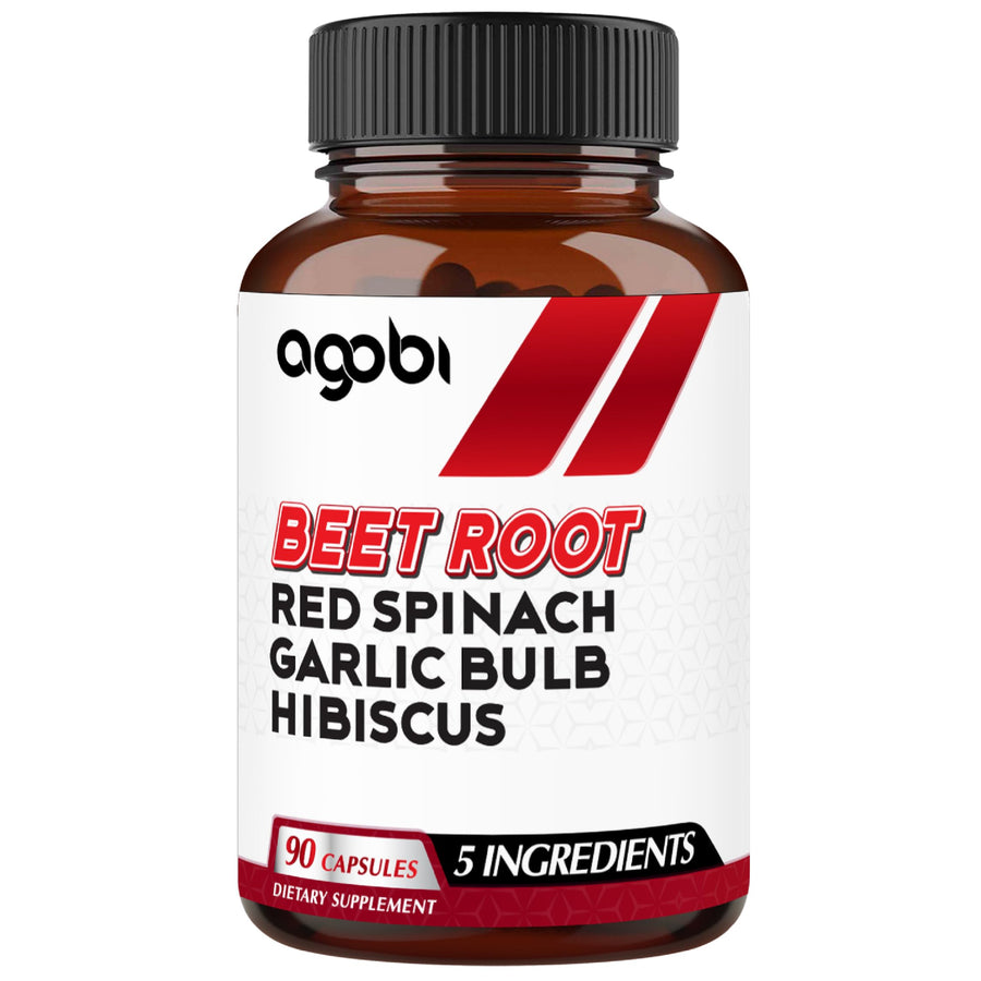 agobi Beet Root Capsules, 12100 mg, 90 Count