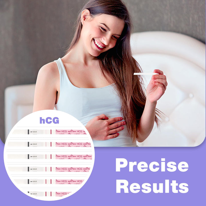 Easy@Home Pregnancy Test Strips Kit, 50 Count
