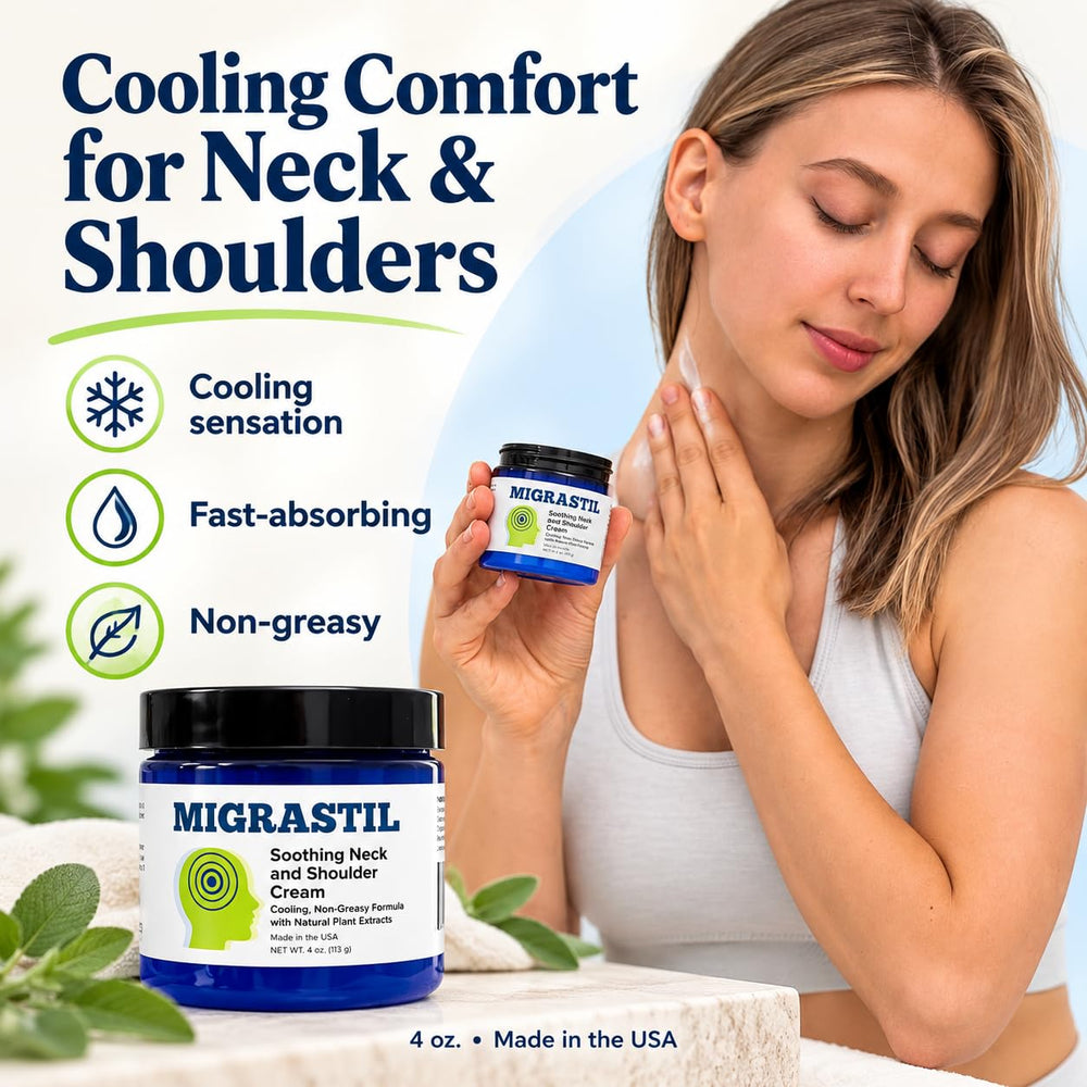 Basic Vigor Nutraceuticals, LLC Migrastil Relief Cream, 4 oz