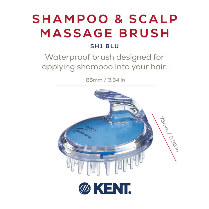 Kent Hair Brush, Scalp Massage, 3 1/2 in