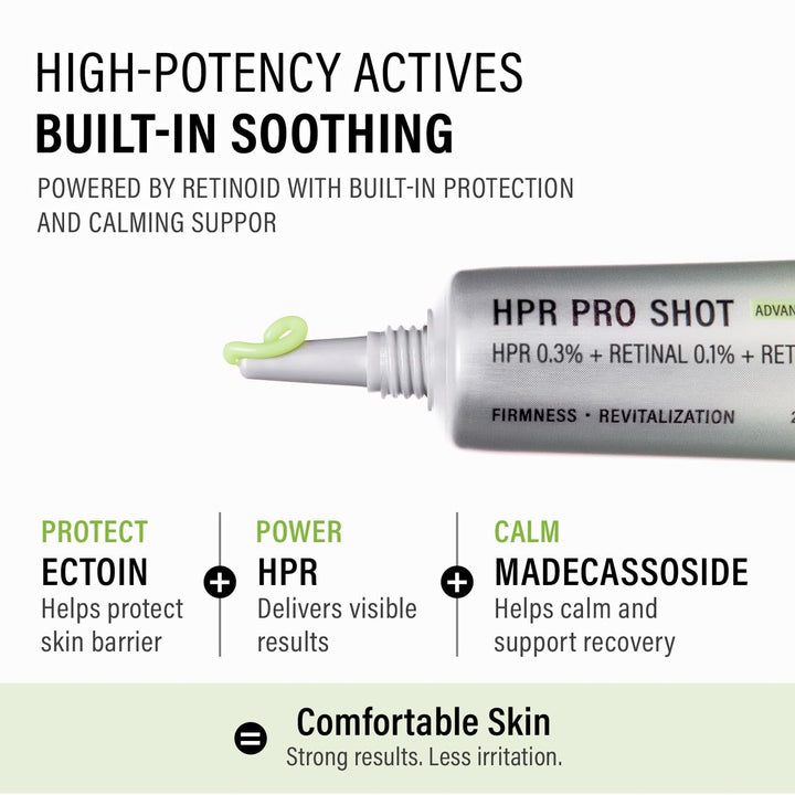 epii Pro Shot Triple Retinoid Firming Cream, 0.3% HPR, 0.1% Retinal, 0.05% Retinol, 20 ml