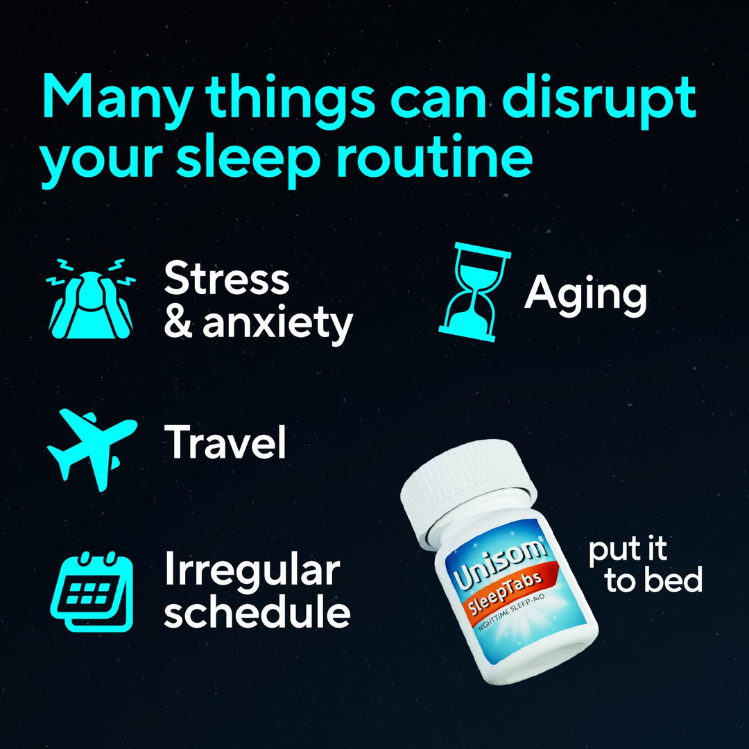 Unisom SleepTabs Doxylamine Succinate, 48 Count