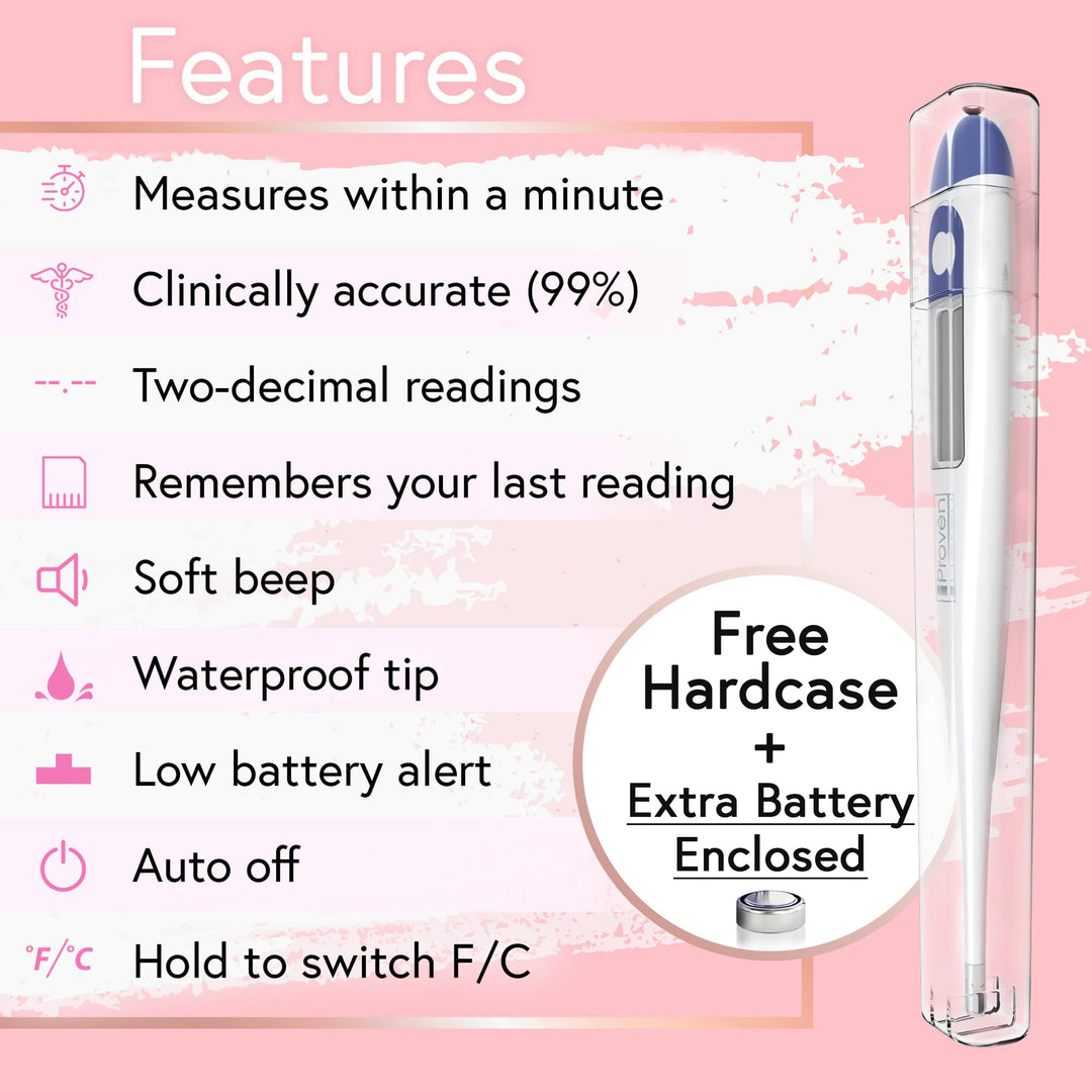 iProvèn Basal Body Thermometer, Digital