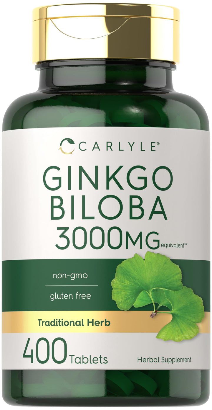 Carlyle Ginkgo Biloba 3000 mg, 400 Count