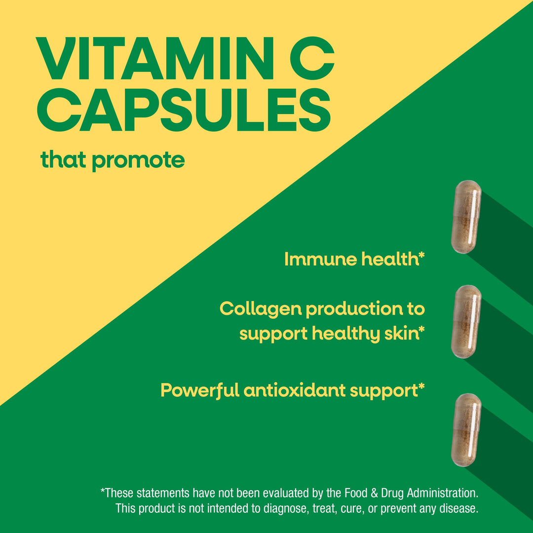 Nature's Way Alive Vitamin C Capsules, 120 Count
