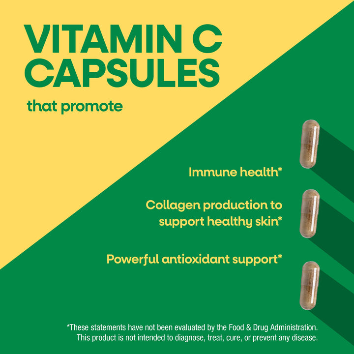 Nature's Way Alive Vitamin C Capsules, 120 Count