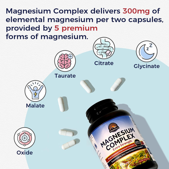 Vitalitown Magnesium Complex, 300 mg, 90 Count