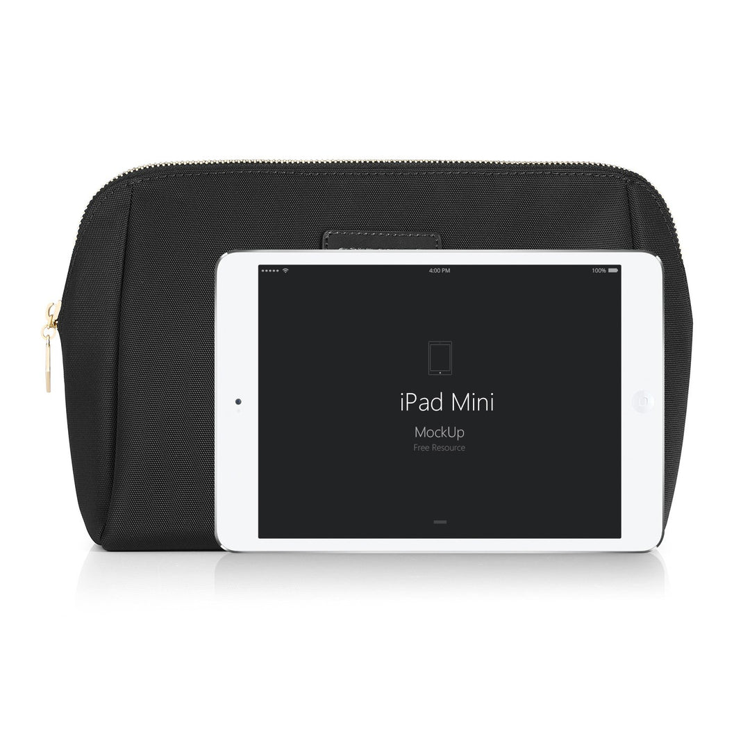 CHICECO Cosmetic Pouch Clutch, Black