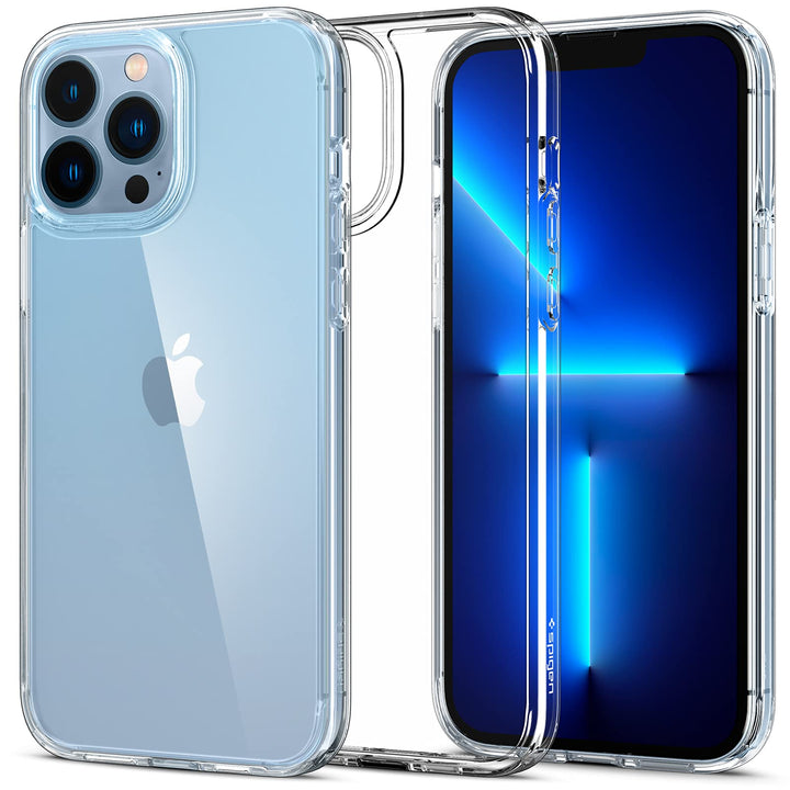Spigen Ultra Hybrid Case, Crystal Clear, iPhone 13 Pro Max