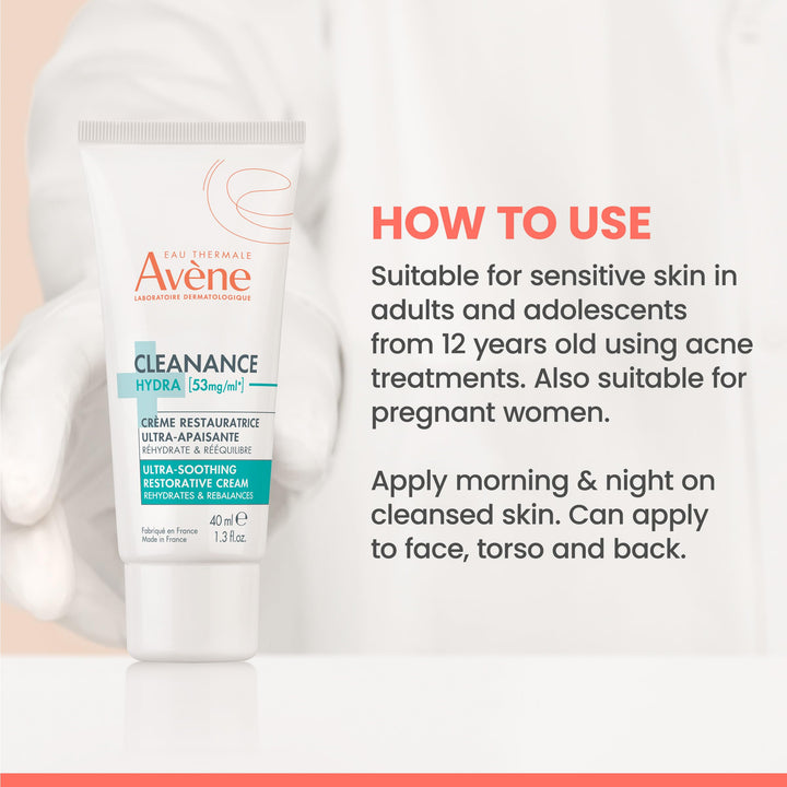 Avene Cleanance Hydra Soothing Cream, 40 ml