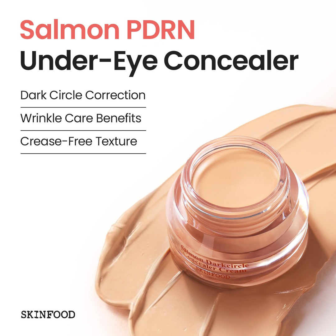 SKIN FOOD Salmon PDRN Dark Circle Concealer Cream, 2 Beige, 10 g