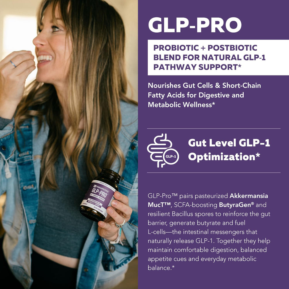 GLP-Pro GLP-1 Support Probiotic & Postbiotic, 30 Count