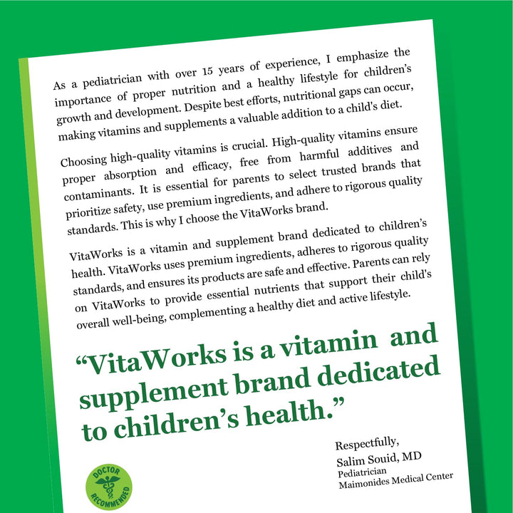 VitaWorks Kids Biotin Chewable Tablets, 5000 mcg, 120 Count