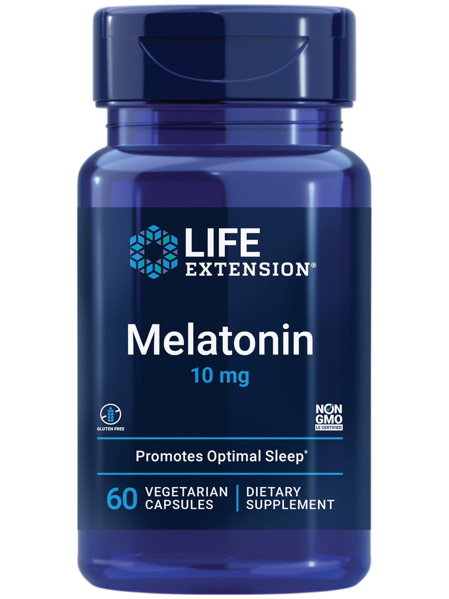 Life Extension Melatonin, 10 mg, 60 Count