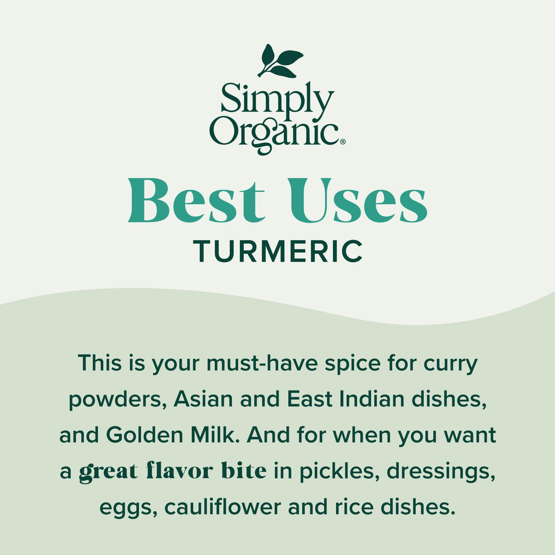 Simply Organic Ground Turmeric Root, 2.38 oz