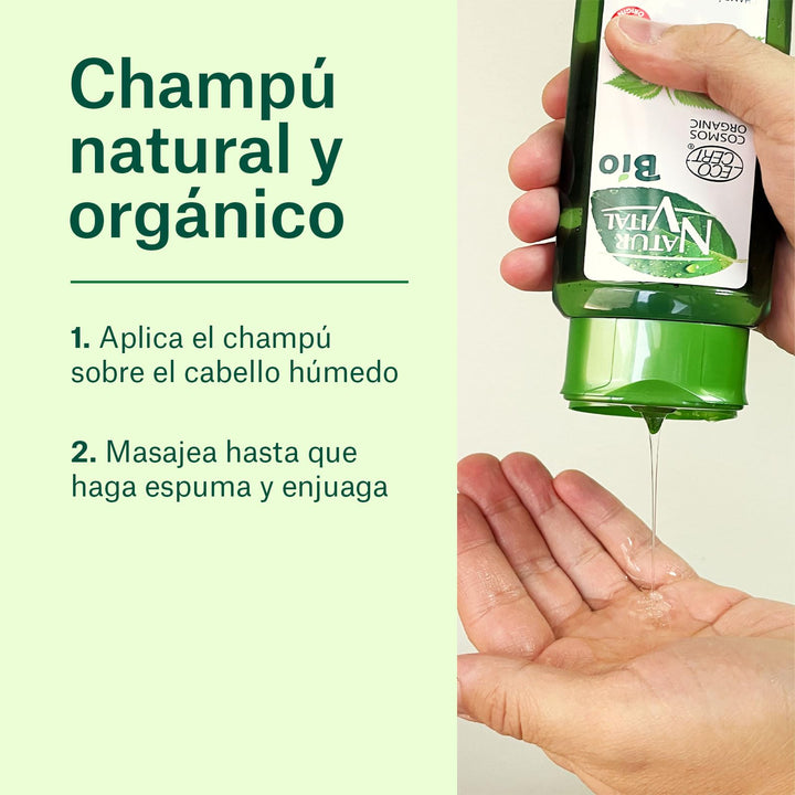 NaturVital Bio Ecocert Shampoo, Oily Hair, 300 ml