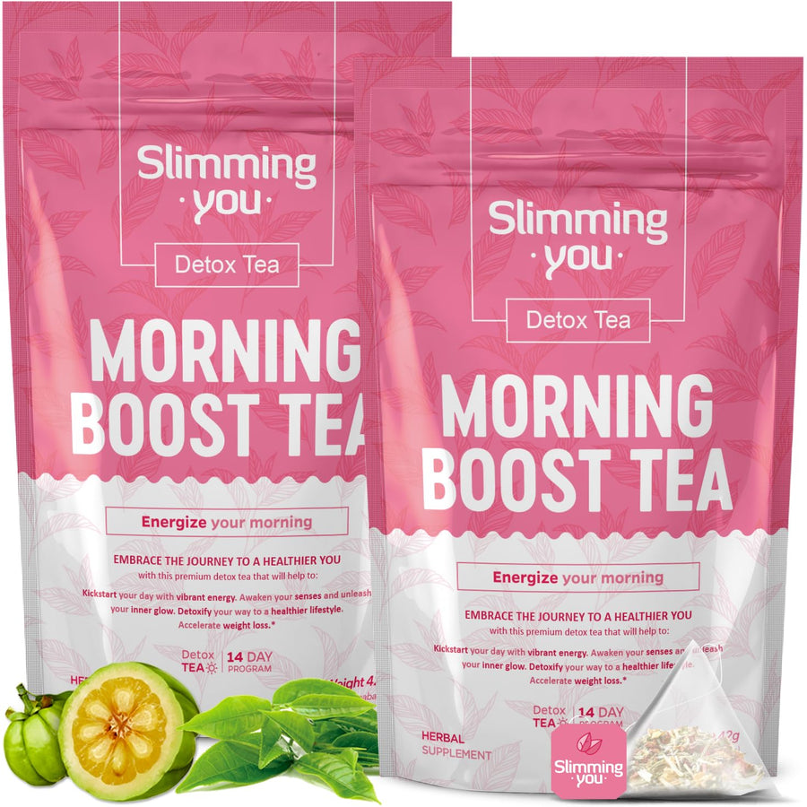 TAOISTEA Morning Boost Detox Tea, 28 Count, Pack of 2
