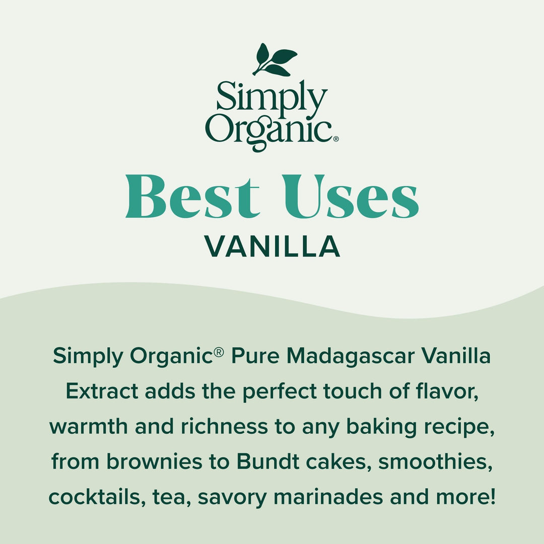 Simply Organic Pure Madagascar Vanilla Extract, 2 oz