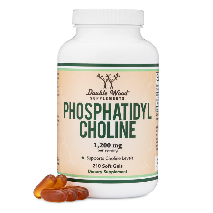 Double Wood Supplements Phosphatidylcholine, 1200 mg, 210 Count