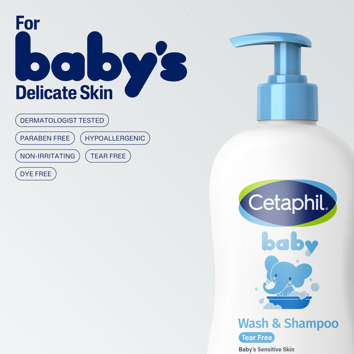 Cetaphil Baby Wash And Shampoo