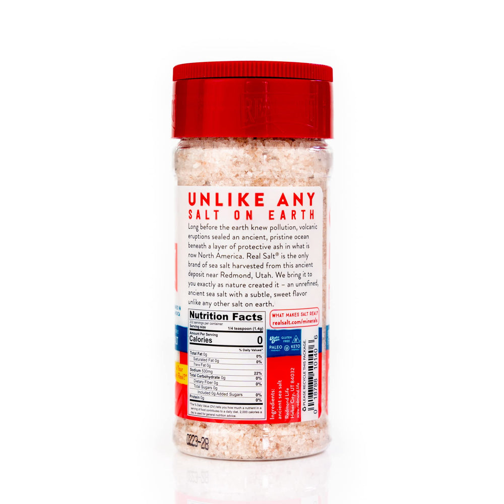 Redmond Real Sea Salt, 10 oz Shaker