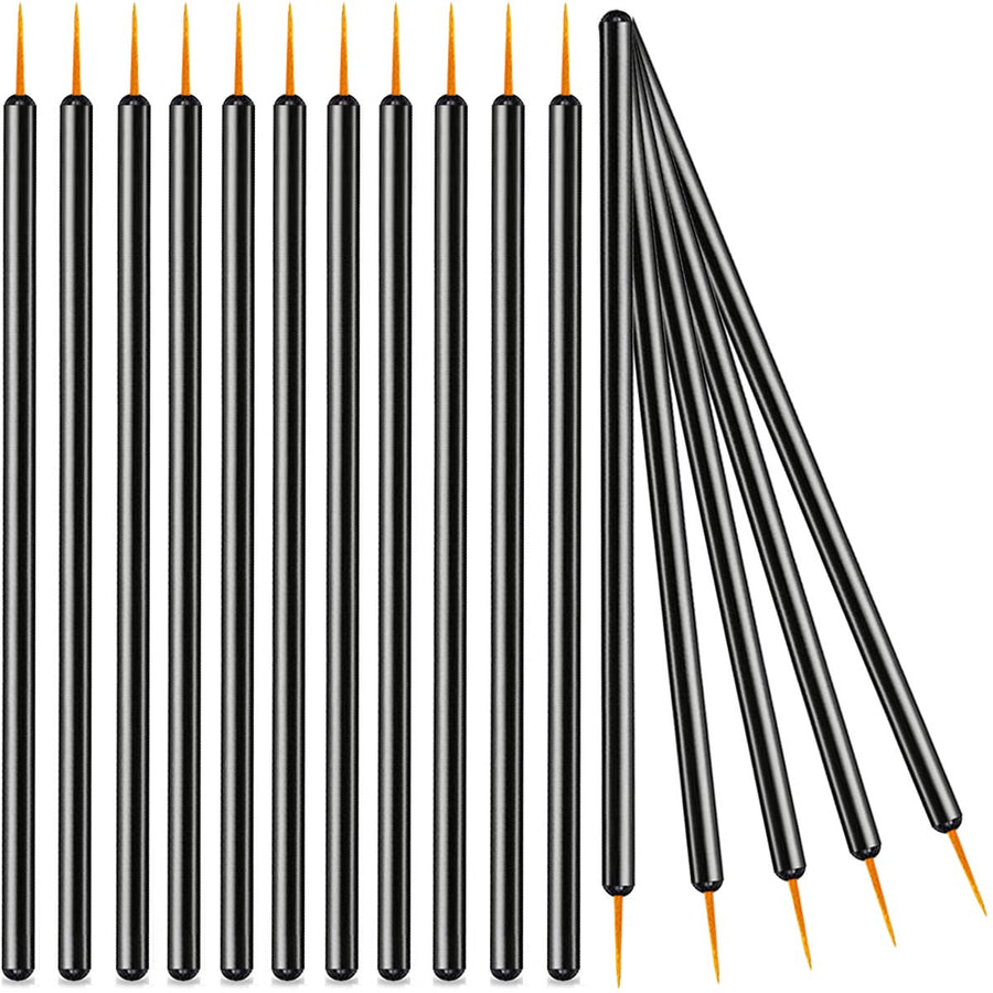 KINGMAS Eyeliner Brush, Disposable Point, 100 Count
