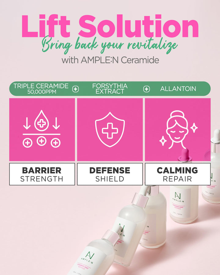 CORÉANA Ample:N Ceramide Shot Serum, 1.01 fl oz