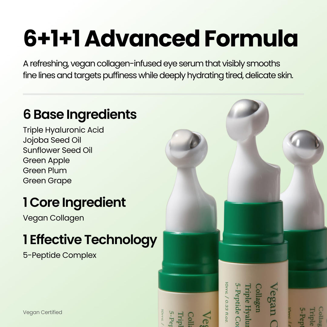 AXIS-Y Vegan Collagen Eye Serum, 0.33 fl oz