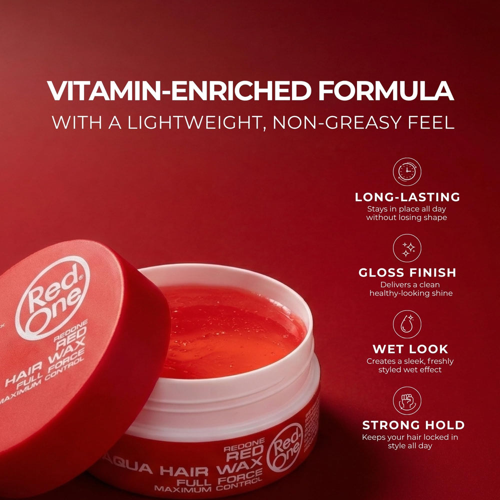 Redone Aquatic Hair Wax, Red, 150 ml