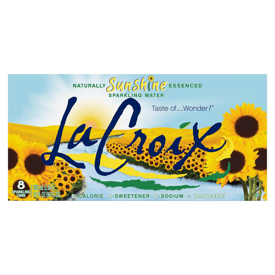 La Croix Sparkling Water, Sunshine, 8 Count