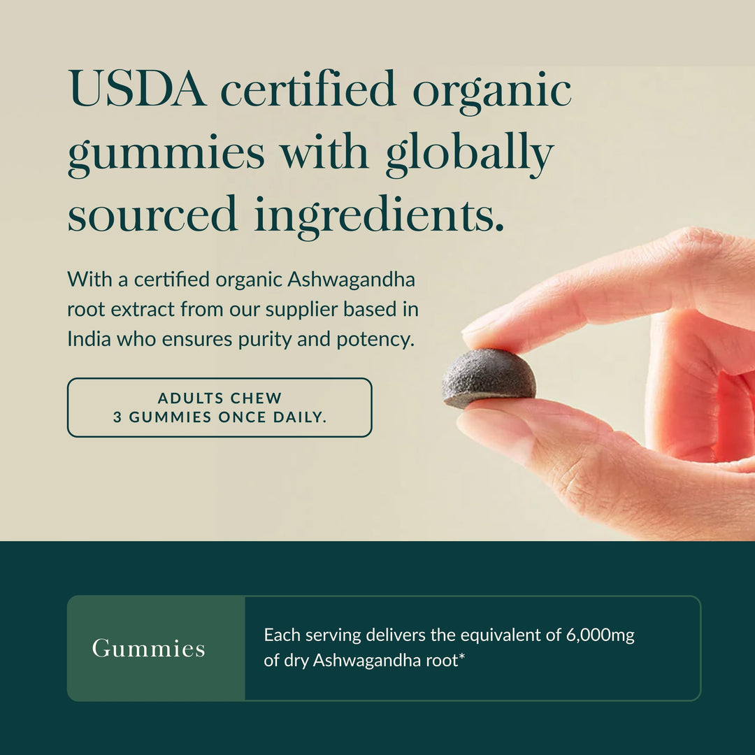 Gaia Herbs Ashwagandha Gummies, Organic, 45 Count