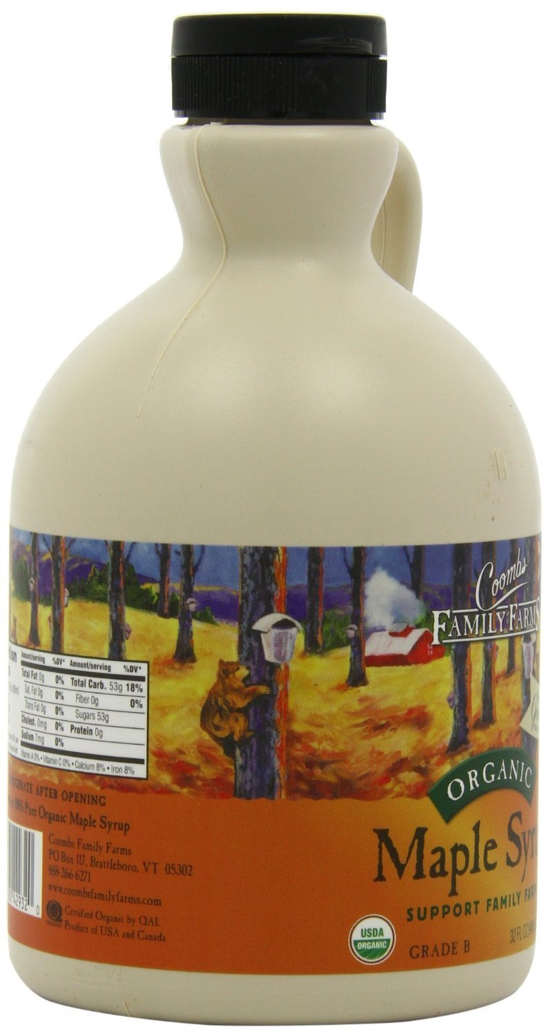 Coombs Family Farms Organic Maple Syrup, Grade A Dark, 32 fl oz