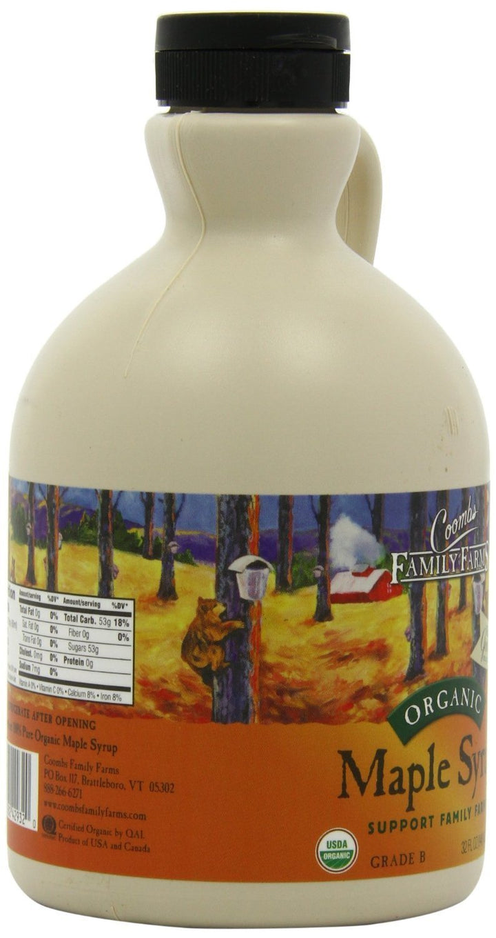 Coombs Family Farms Organic Maple Syrup, Grade A Dark, 32 fl oz