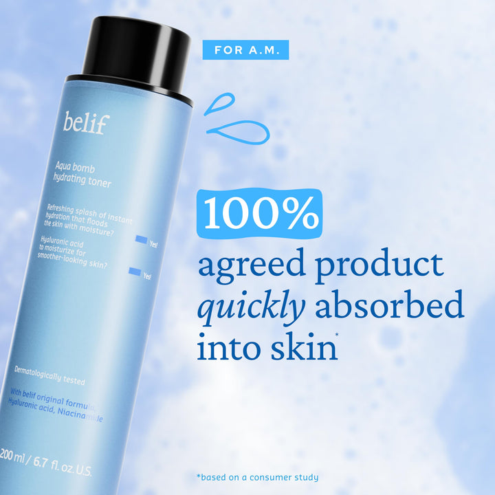 belif Aqua Bomb Niacinamide Hydrating Toner, 5.07 fl oz