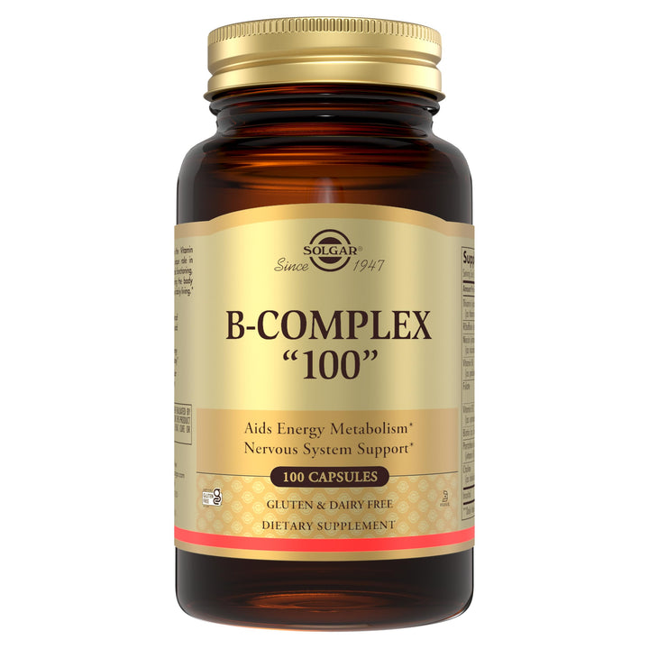 Solgar B-Complex 100 Vegetable Capsules, 100 Count