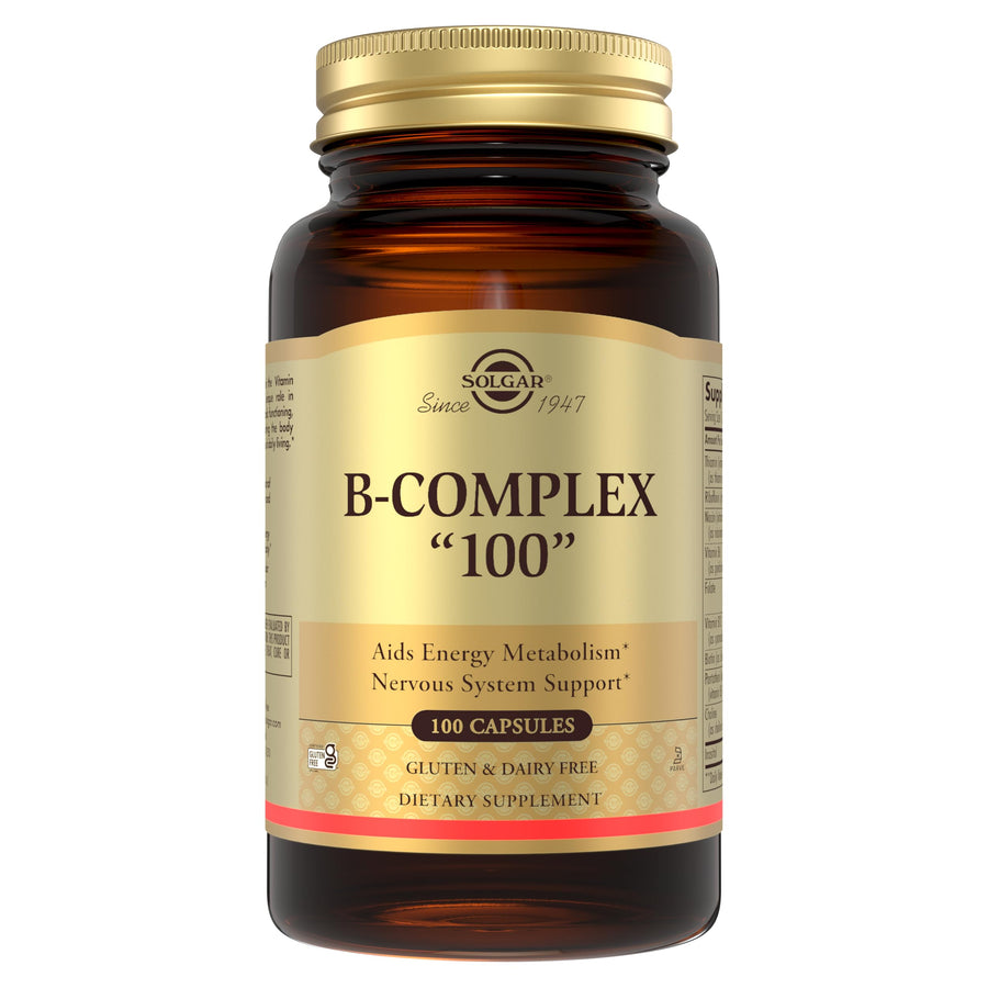 Solgar B-Complex 100 Vegetable Capsules, 100 Count
