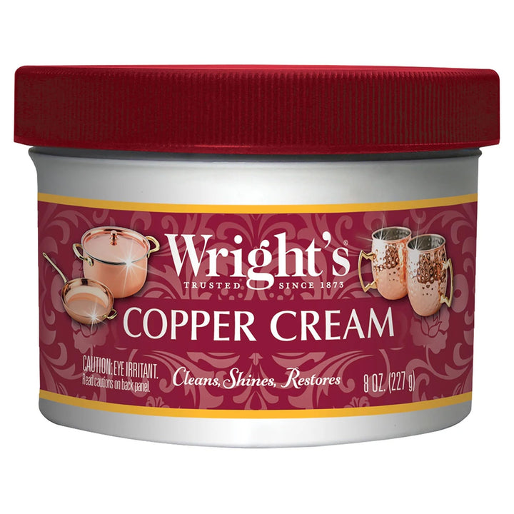 Wrights Baking Copper Brass Cream Cleaner, 8 oz