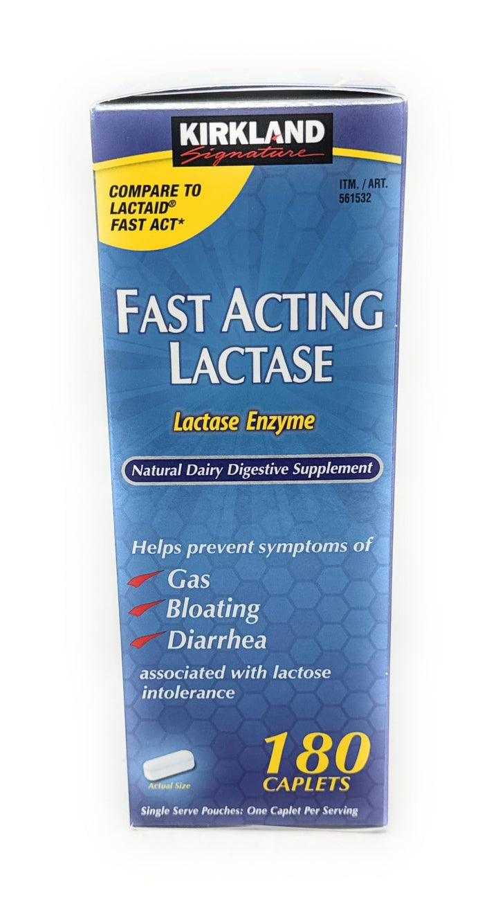 KIRKLAND SIGNATURE Fast Acting Lactase, 180 Count