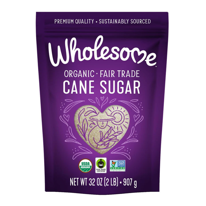 WHOLESOME! Organic Cane Sugar, 2 lb (907 g)