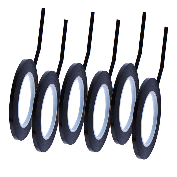 Outus Graphic Tape Pinstripe Tape Grid Marking Tape, Black, 6 Count