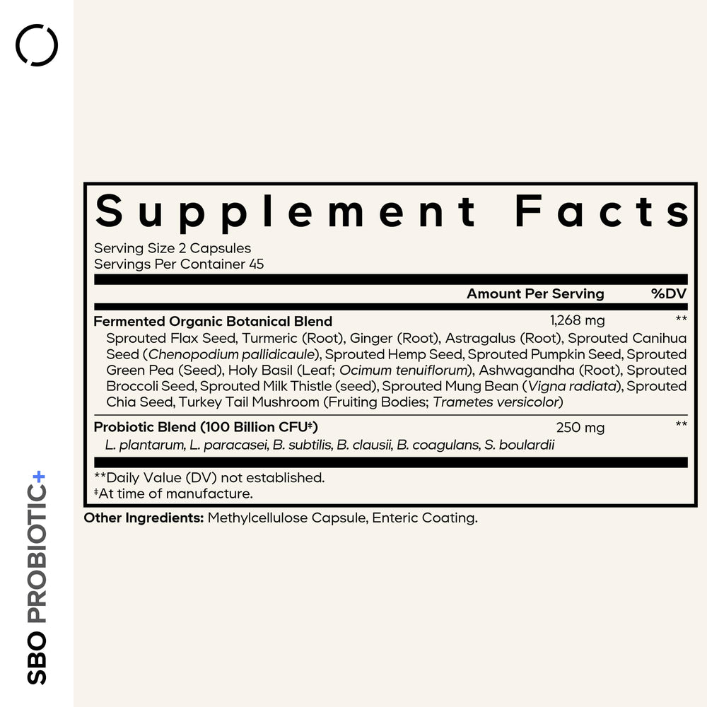 Codeage SBO Probiotics Capsules, 90 Count