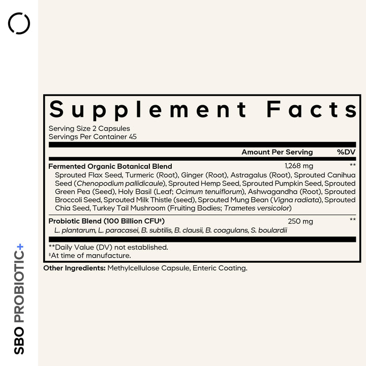 Codeage SBO Probiotics Capsules, 90 Count