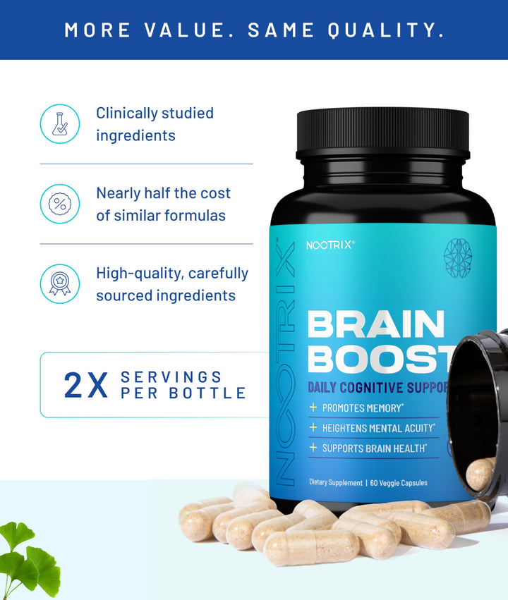 Nootrix Brain Boost Capsules, 60 Count