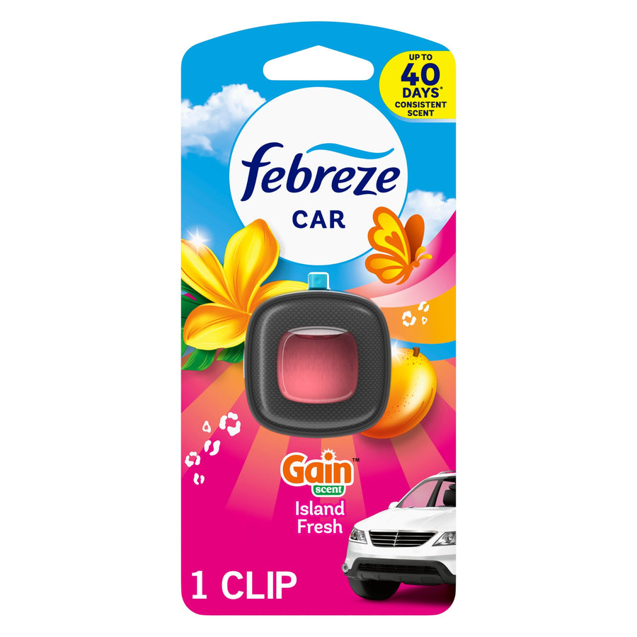 Febreze Gel Vent Clip, Island Fresh, 90499