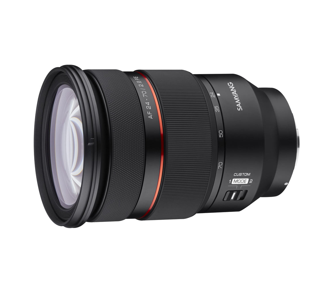 SAMYANG AF 24-70mm f/2.8 Auto Focus Full Frame Zoom Lens for Sony E, Black, One Size
