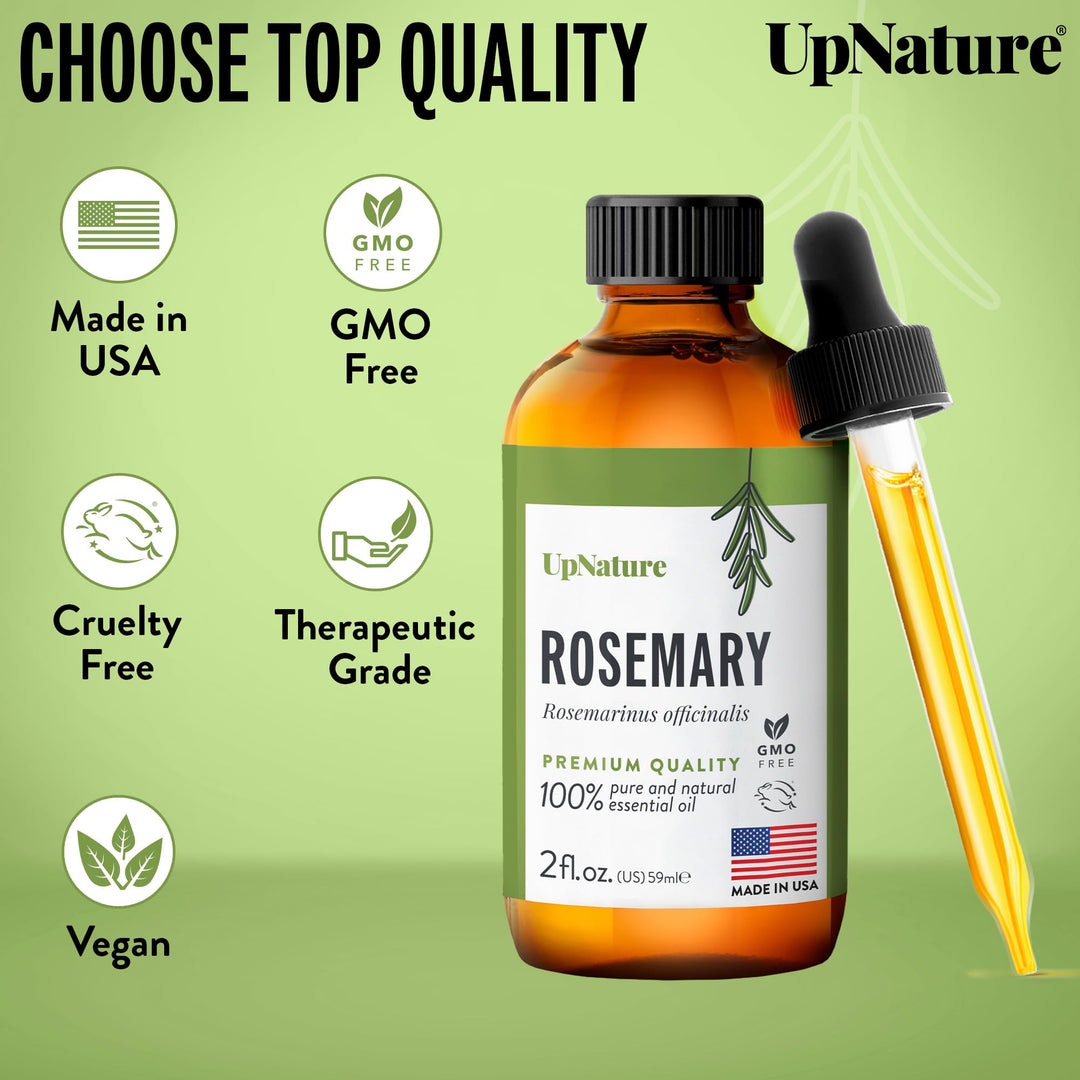UpNature Rosemary Essential Oil, 2 oz