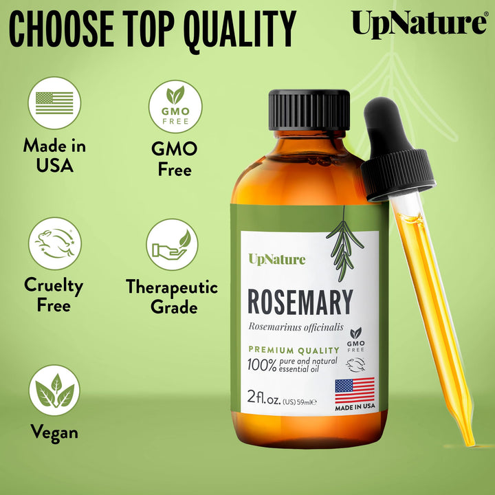 UpNature Rosemary Essential Oil, 2 oz