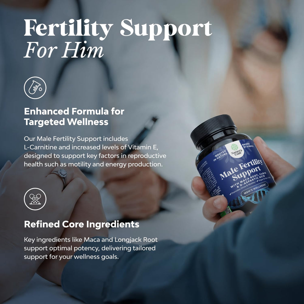 Natures Craft Pre Conception Male Fertility Supplement, 1 Month
