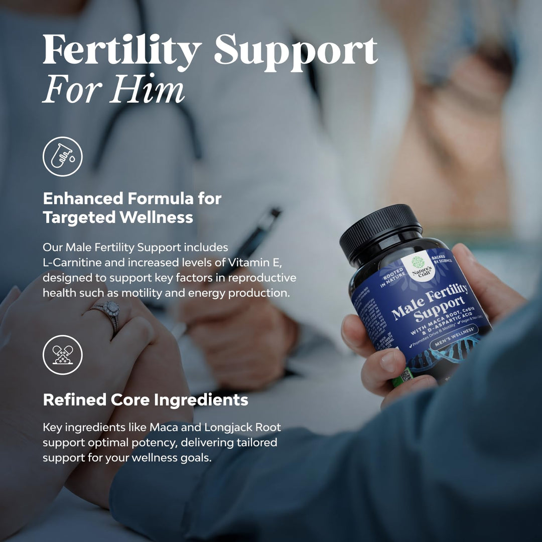 Natures Craft Pre Conception Male Fertility Supplement, 1 Month